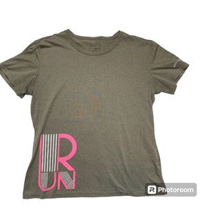 Brooks Run Brown/Gray Tshirt Girls Sz 8/10?